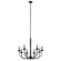 Kennewick Eight Light Chandelier in Black (12|52388BK)