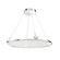 Jovian LED Chandelier in Chrome (12|84314CH)