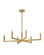 Ezra LED Linear Pendant in Heritage Brass (13|45048HB)