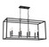 Eight Light Linear Chandelier in Matte Black (446|M7020MBK)