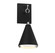 One Light Wall Sconce in Matte Black with Polished Nickel (446|M90066MBKPN)