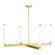 Phobos LED Chandelier in Natural Brass (182|700PHB36NB-LED927-277)