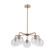 Knox Five Light Chandelier in Brass (90|190524)