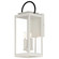 Nassau Vivex One Light Outdoor Wall Sconce in White / Black (16|40316CLWTBK)