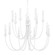 Cate 14 Light Chandelier in Gesso White (67|F1014-GSW)