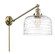 Franklin Restoration One Light Swing Arm Lamp in Antique Brass (405|237-AB-G713-L)