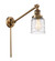 Franklin Restoration One Light Swing Arm Lamp in Brushed Brass (405|237-BB-G513)