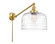 Franklin Restoration One Light Swing Arm Lamp in Satin Gold (405|237-SG-G713-L)