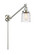 Franklin Restoration One Light Swing Arm Lamp in Brushed Satin Nickel (405|237-SN-G513)