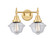 Caden LED Bath Vanity in Satin Gold (405|447-2W-SG-G532-LED)