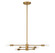 Lyrique Six Light Chandelier in Warm Brass (51|1-7000-6-322)