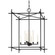 Huck Eight Light Lantern in Black Iron (67|F1099-BI)