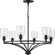 Parkhurst Six Light Chandelier in Matte Black (54|P400297-31M)