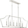 Parkhurst Six Light Linear Island Chandelier in Brushed Nickel (54|P400300-009)