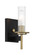 Baldwin Park One Light Bath in Coal And Soft Brass (7|2541-726)