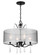 Laurel Estate Four Light Foyer/Semi Flush in Coal (7|4443-66A)