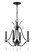 Laurel Estate Four Light Chandelier in Coal (7|4444-66A)