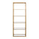 Strie Bookcase in Antique Brass (45|H0115-7724)