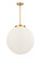 Franklin Restoration Three Light Pendant in Satin Gold (405|221-3S-SG-G201-18)