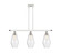 Ballston Three Light Island Pendant in White Polished Chrome (405|516-3I-WPC-G654-7)