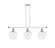 Ballston LED Island Pendant in White Polished Chrome (405|516-3I-WPC-G654-8-LED)