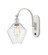 Ballston LED Wall Sconce in White Polished Chrome (405|518-1W-WPC-G654-8-LED)