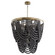 One Light Pendant in Tinted Raw Iron (208|11245)