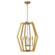 Hex Four Light Pendant in Brass (90|710442)