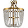 Darcia Two Light Chandelier in Brass Finish (374|H7201-2)