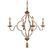 Marica Four Light Chandelier in Rustic Gold (374|H6225-4)
