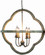 Bolonia Four Light Chandelier in Washed White (374|H5117-4W)