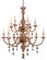 Venus 12 Light Chandelier in Rustic (374|CHAN8057-12)