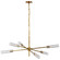 Casoria LED Chandelier in Hand-Rubbed Antique Brass (268|ARN 5488HAB-CG)