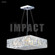 Contemporary 12 Light Chandelier in Silver (64|40355S22)