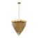 Bloomfield LED Chandelier in Antique Brush Gold (40|37095-017)