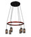 Cirque LED Pendant in Black (74|CIRQUE-120V-EDIL-BK-MS)