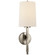 Edie One Light Wall Sconce in Antique Nickel (268|TOB 2740AN-L)