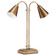 Symmetry Two Light Desk Lamp in Antique Brass (142|6000-0784)