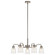 Aivian Five Light Chandelier in Nickel Textured (12|52398NI)