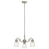 Aivian Three Light Chandelier in Nickel Textured (12|52397NI)