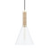 Besa One Light Pendant in Aged Brass (428|H622701S-AGB)