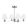 Paisley Four Light Chandelier in Polished Nickel (454|AC1114PN)