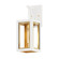 Neoclass One Light Outdoor Wall Sconce in White/Gold (16|30052CLWTGLD)