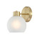 Dorney One Light Wall Fixture in Champagne Brass (88|6127600)