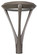 Contemporary One Light Post Mount in Bronze (301|C42TC-L60W-BZ)