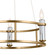 Rosalind Three Light Mini Chandelier in Brushed Natural Brass (12|52493BNB)