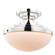 Pasos One Light Flush Mount in Polished Nickel (33|515746PN)