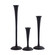 Trumpet Candleholder in Aged Black (45|H0897-10524/S3)