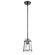 Square to Round One Light Mini Pendant in Matte Black (45|82135/1)