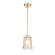 Square to Round One Light Mini Pendant in Champagne Gold (45|82125/1)